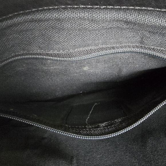 Brighton 90s Medium Brown Black Shoulder Tote Bag Purse 852249 Minimalist Mature - Picture 8 of 14